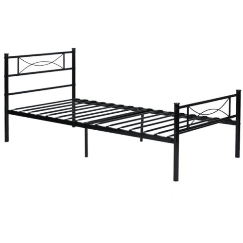 Metal Platform Bed Frame and Headboard, Twin - Lot 668