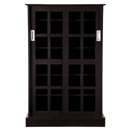 Atlantic Windowpane Cabinet Media Storage, 49" - Lot 670
