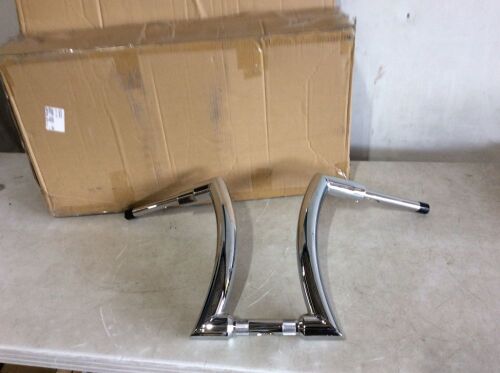 Chrome Ape Hanger Handlebars for Harley Softail Touring Heritage - Lot 790