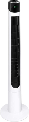 Quiet Oscillating Tower Fan w/ 3 Adjustable Wind Speeds, Remote Control, Digital LED Display, 12Hr Timer, 47"  - Lot 804