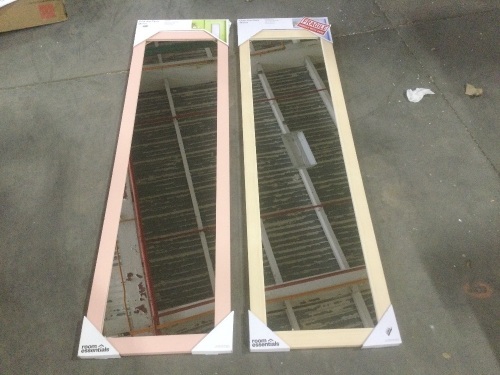Lot of (2) Over The Door Mirrors - Lot 911