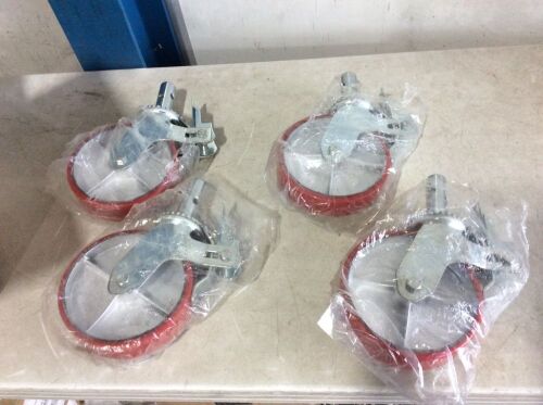 8" x 2" Casters, Set of 4  - Lot 378