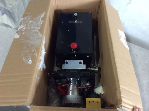 Hydraulic Power Unit Double Acting W/ Pressure Gauge Hydraulic Pump 12 Quart - Lot 823