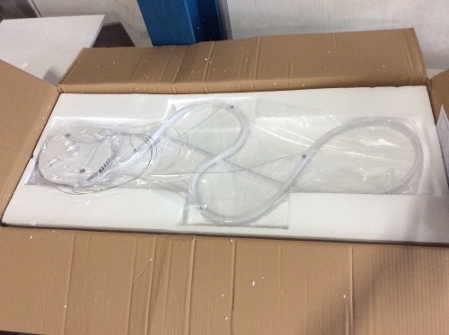 Modern Pendant Lighting White Fixture - Lot 399