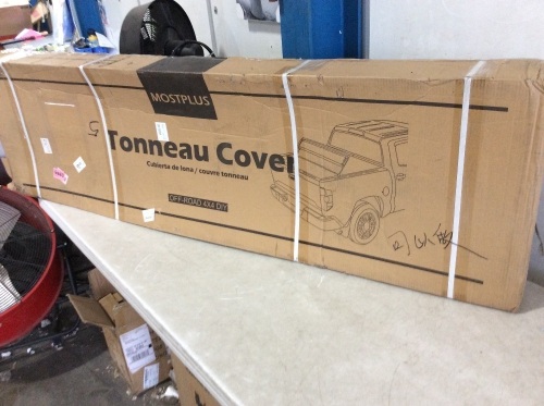 MOSTPLUS Quad Fold Soft Truck Bed Tonneau Cover On Top for 2015-2021 Ford F150, 5.5'  Bed  - Lot 1110