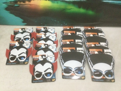Lot of (6) Dracula Shades & (8) The Bride Shades - Lot 170