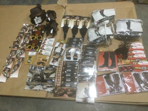 Large Lot of Steampunk & Pirate Costume Accessories - Lot 174
