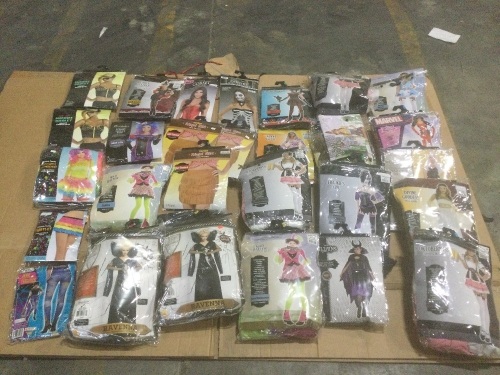 Large Lot of Women's Costumes, Multiple Styles/Sizes, Unknown if Complete - Lot 177
