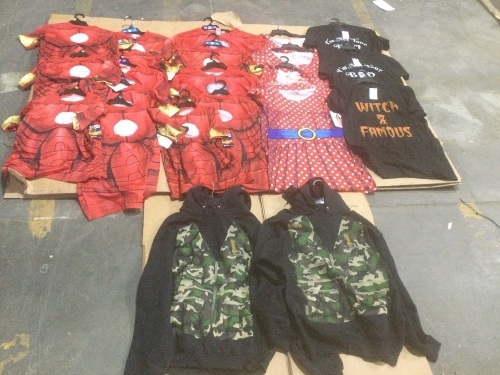 Lot of Halloween Apparel, Various Styles/Sizes - Lot 180