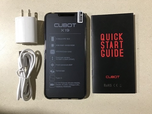 Cubot X19 64GB Dual SIM Android 8.1 Oreo Smart Phone - Lot 265