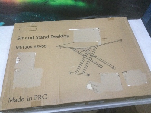 Standing Desktop Converter Adjustable Riser - Lot 530