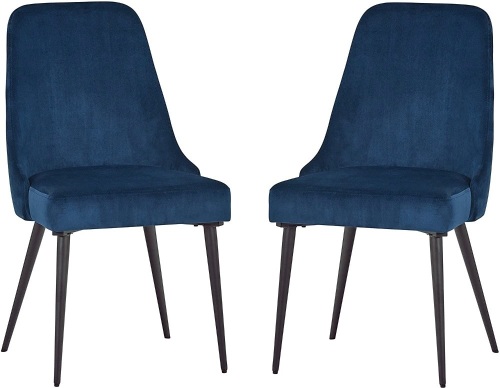 Rivet Modern High-Back Padded Dining Chair, Set of 2 - Lot 139
