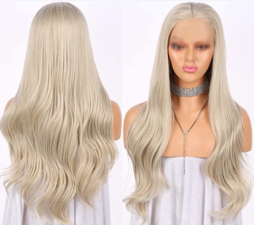 Lot of (14) Wavy Long Blonde Synthetic Wigs - Lot 1040