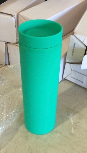 Lot of (9) Tumblers w/ Straw Hole Lid - Lot 896