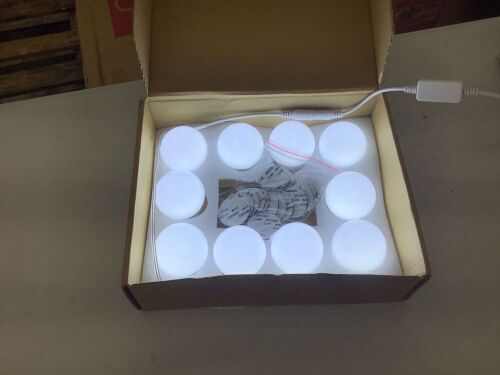 LED Vanity Mirror Lights, 10 Bulbs - Lot 215