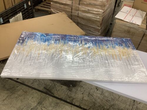 Abstract Canvas Wall Art  - Lot 237