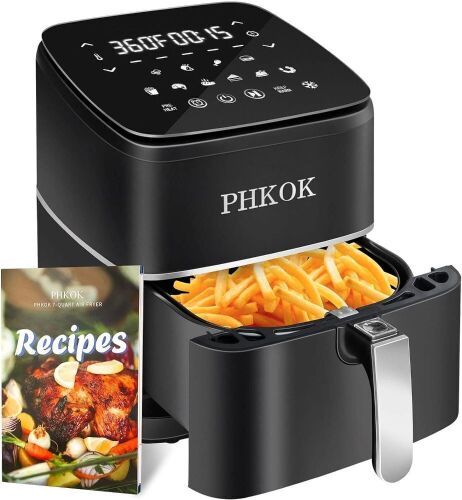 PHKOK 7 Quarts Air Fryer with LED Digital Touchscreen, 1700W  - Lot 243