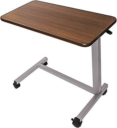  Vaunn Medical Adjustable Overbed Bedside Table With Wheels - Lot 251