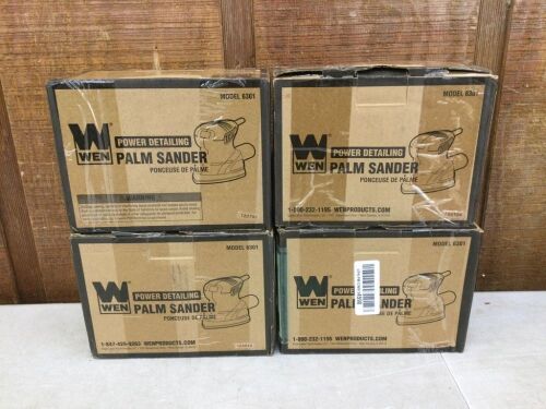 Lot of (4) WEN 6301 Electric Detailing Palm Sander - Lot 502