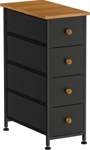 YILQQPER Narrow Dresser Storage Tower with 4 Drawers - Lot 666