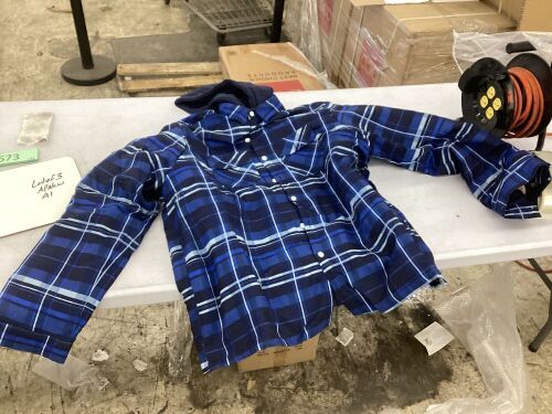 Men's Plaid Flannel Jacket, 5XL - Lot 719