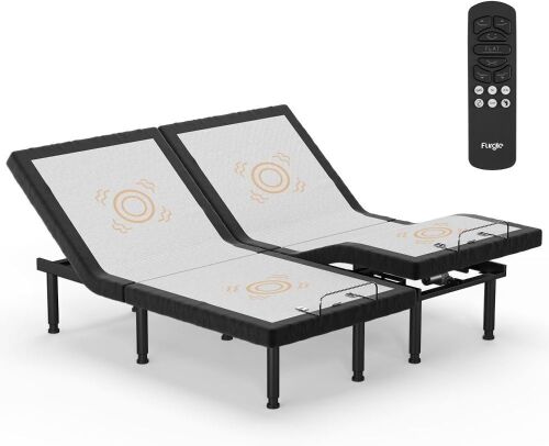 Furgle Adjustable Bed Frame Split King with Massage  - Lot 15