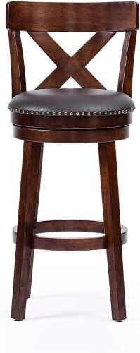 Furgle Crossback Swivel Bar Stool  - Lot 184