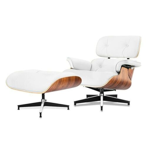 Mid Century Lounge Chair with Ottoman - Lot 17