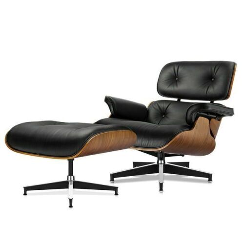 Mid Century Lounge Chair with Ottoman - Lot 19