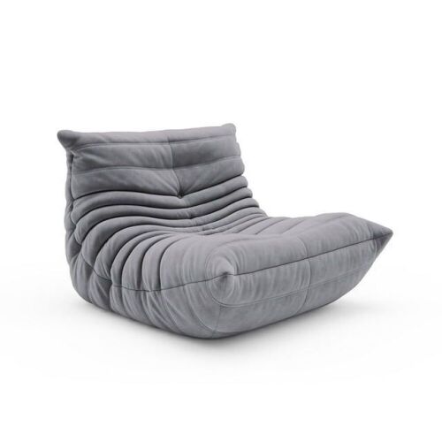 Suede Memory Foam Bean Bag Floor Chair  - Lot 62