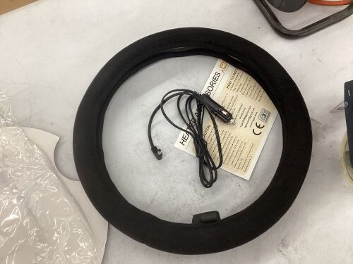 Heated Steering Wheel Cover  - Lot 698