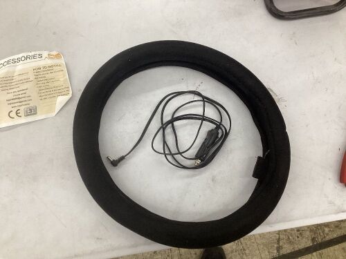 Heated Steering Wheel Cover - Lot 706