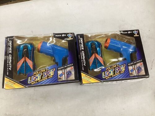 Lot of (2) Laser Tracking Car - Lot 701