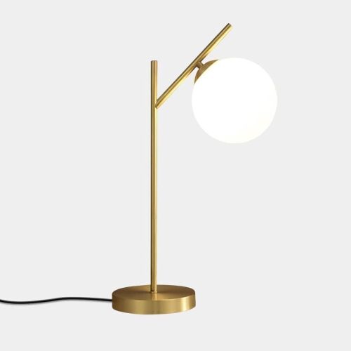 Fulesi Globe Table Lamp with Milky White Glass Shade - Lot 711