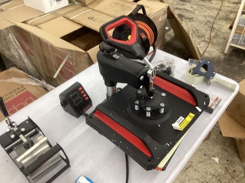 LYA Vinyl 5 in 1 Heat Press Machine 12" x 15"  - Lot 615