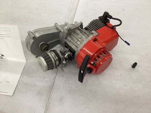 49CC 2-Stroke Pull Start Engine - Has Compression  - Lot 755