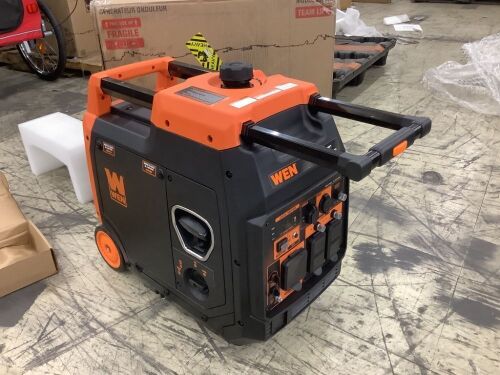 WEN 56477i Quiet and Lightweight 4800-Watt RV-Ready Portable Inverter Generator with Fuel Shut Off - Lot 119