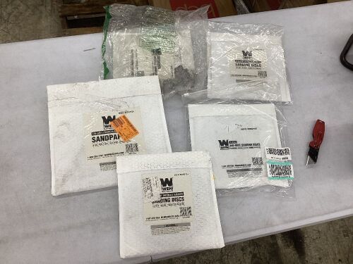 Lot of Sandpaper & Sanding Discs  - Lot 548