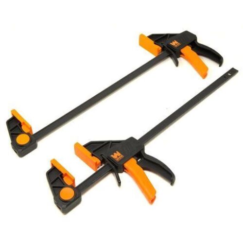 WEN CLR122 12-Inch Heavy Duty Steel Bar Clamps and Spreaders with 2.3-Inch Throat, Two Pack - Lot 569