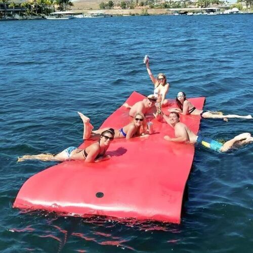 Odaof 3-Layer Foam Water Floating Pad, 12' x 6'  - Lot 48