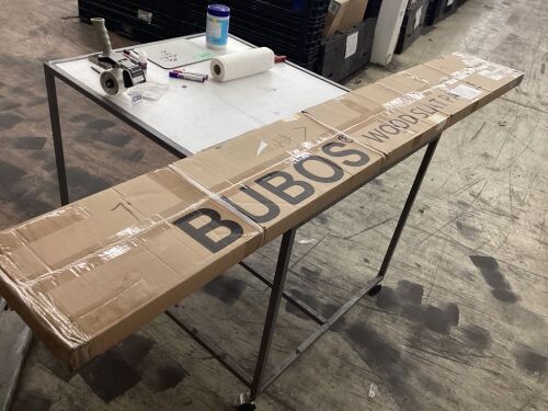 BUBOS Acoustic Wood Wall Panels, 94.49" x 12.6"  - Lot 424