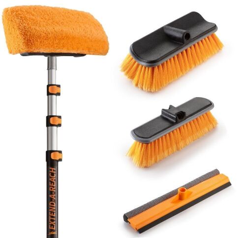 Extend-A-Reach High Reach Brush Kit with 24' Extension Pole  - Lot 434