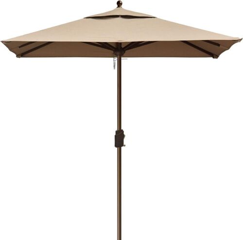 EliteShade USA 10-Year Non-Fading Patio Umbrella, Heather Beige - Lot 315