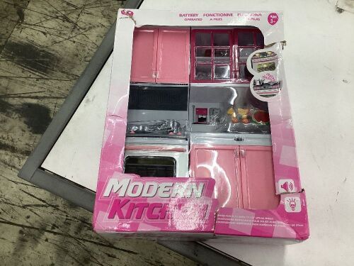 Modern Kitchen Doll Play Set  - Lot 392