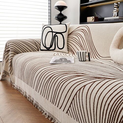 Reversible Jacquard Sofa / Couch Cover 71" x 90"  - Lot 355