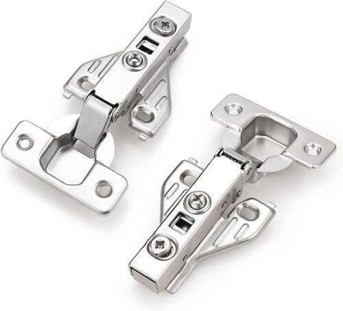Probrico Full Overlay Soft Closing Clip On Face Frame Mounting Cabinet Hinges, 50 Pairs - Lot 356