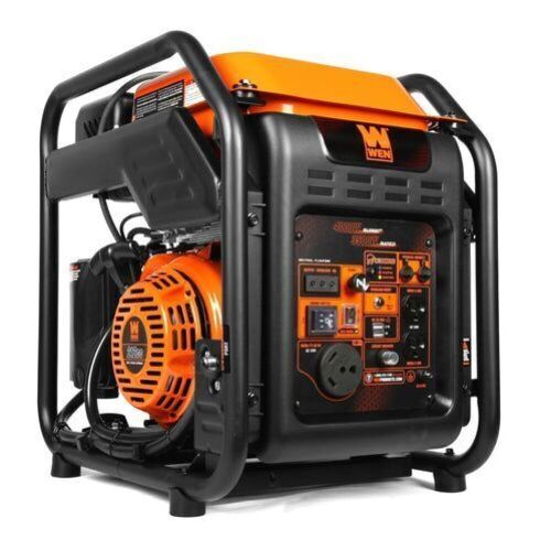WEN DF402iX RV-Ready 4000-Watt Dual Fuel Open Frame Inverter Generator with CO Shutdown Sensor - Lot 39