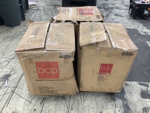 Lot of (3) Sets of Outdoor Dining Chairs - Unknown if Complete, No Hardware  - Lot 121