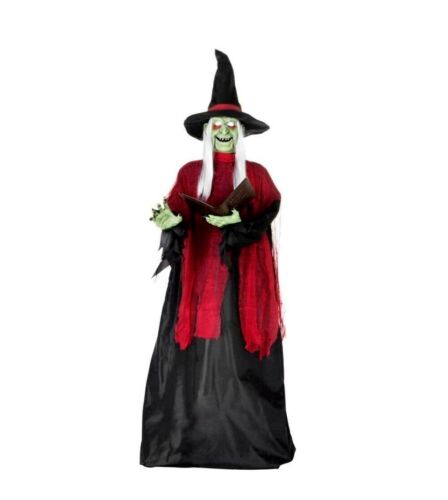 6 Ft. Animated Spellcasting Witch  - Lot 156