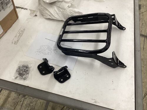 Sissy Bar Luggage Rack for Harley Softail  - Lot 447